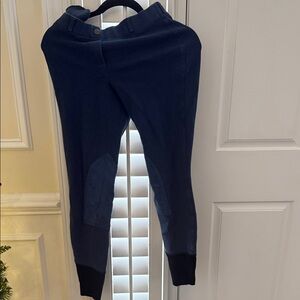 Kids Dark Blue Equestrian Joggers